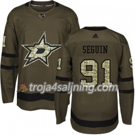 Dallas Stars tröja Tyler Seguin 91 Adidas 2017-2018 Camo Grön Authentic - NHL Tröjor Herr